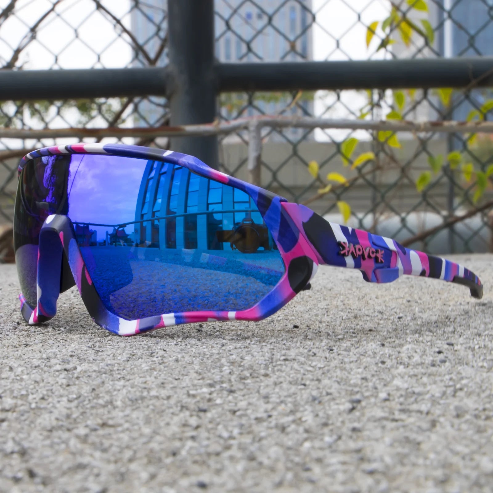 Sport Polarized Cycling Sunglasses — Blue | KIMLUD
