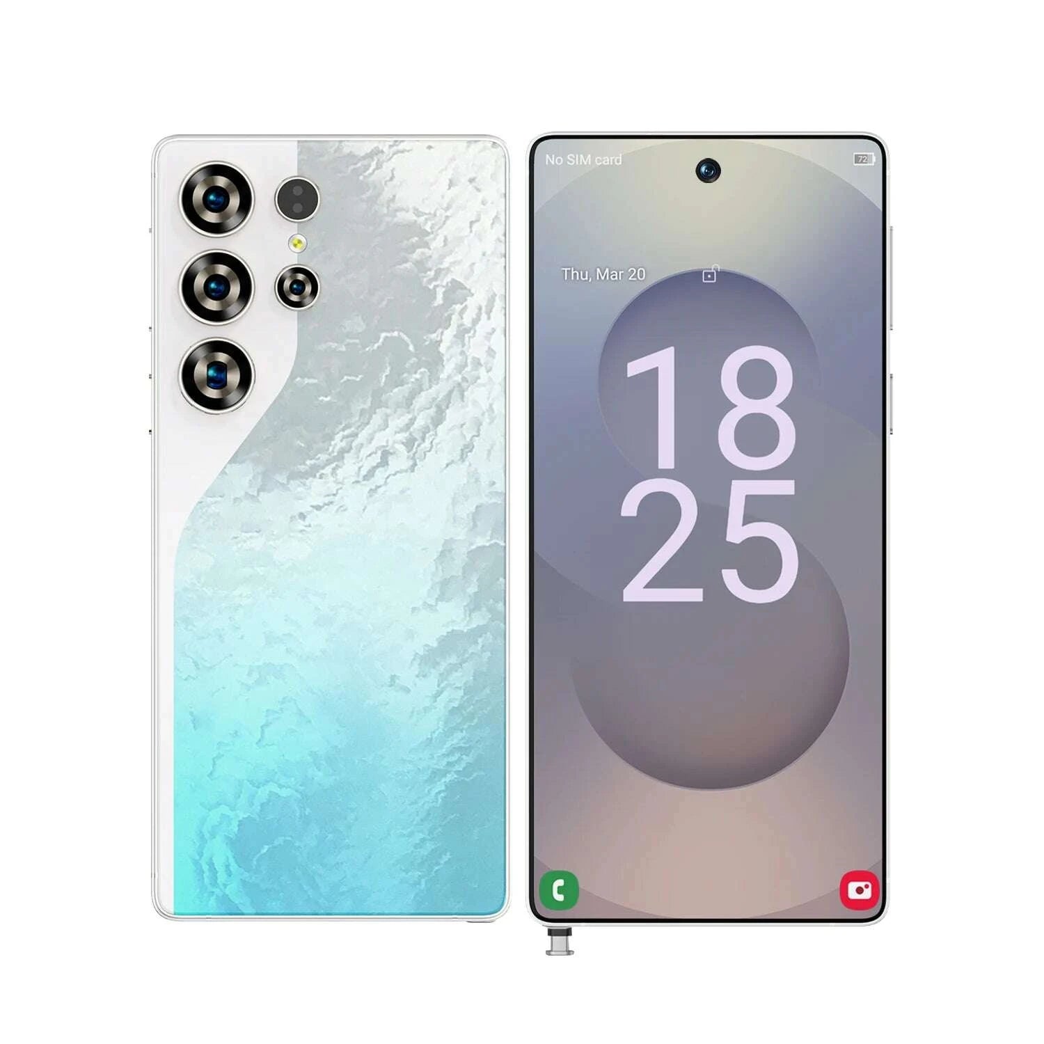 KIMLUD, Brand New S26 Ultra 5G Smartphone 16GB+1TB Android 15.0 108MP HD Screen 5G 7.3inch Dual Card Decacore CPU 100W Quick Charge, KIMLUD Womens Clothes