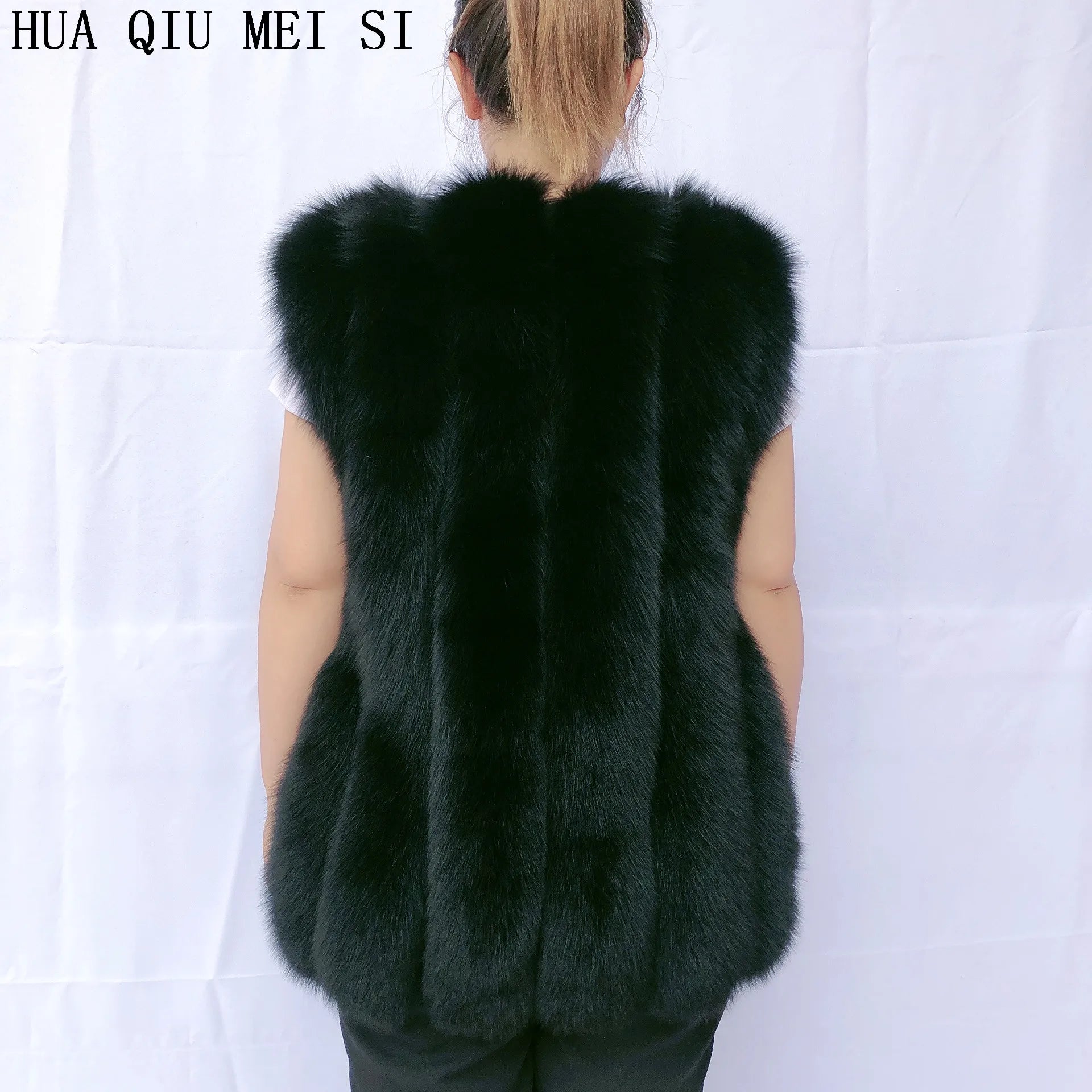 Women's clothing fur coat red fox coat vertical stripe silver fox red fox fur coat fox fur coat women's natural fur coat coat