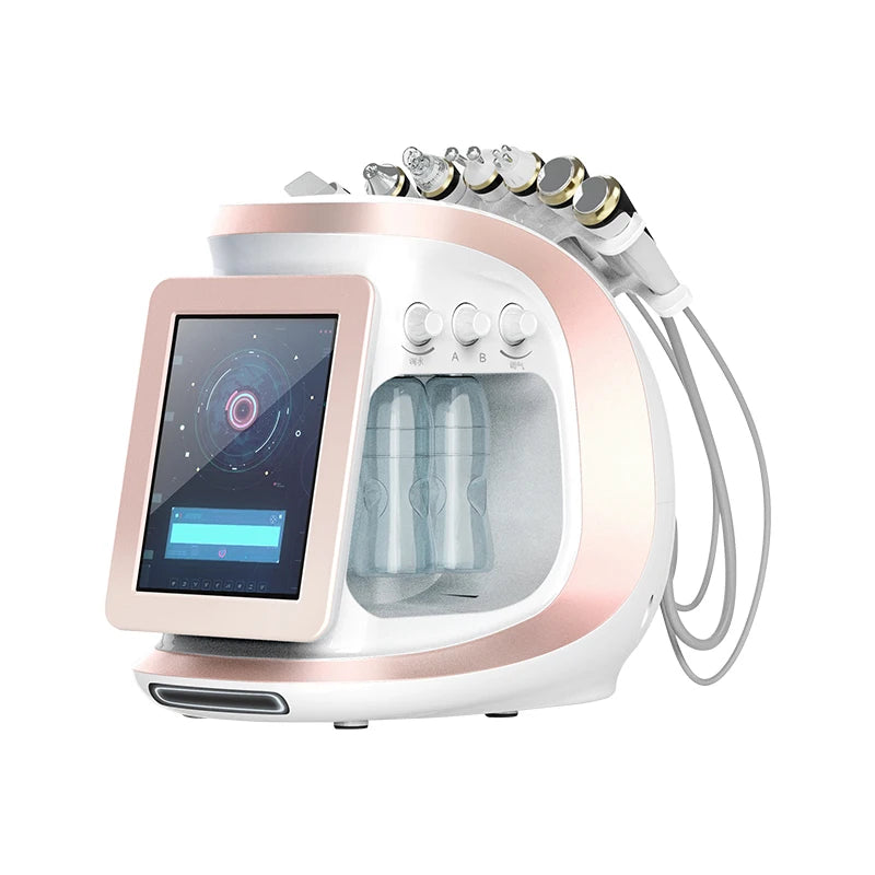 Multifunction hydro dermabrasion oxygen machine for facial cleansing blackhead removal hydration skin tightening for spa salon