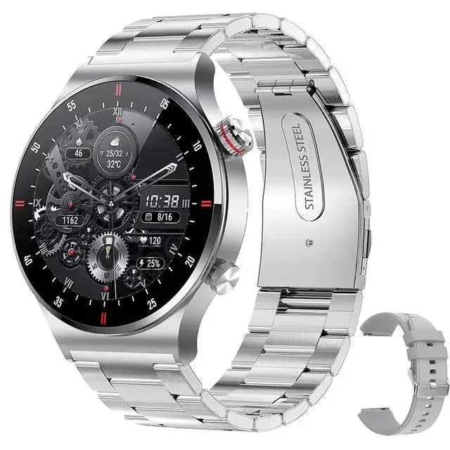 Magnetic Charging Mens Smart Watches Hombre HD Display with Multiple Sports Healthy Monitoring Support NFC Accesses Control