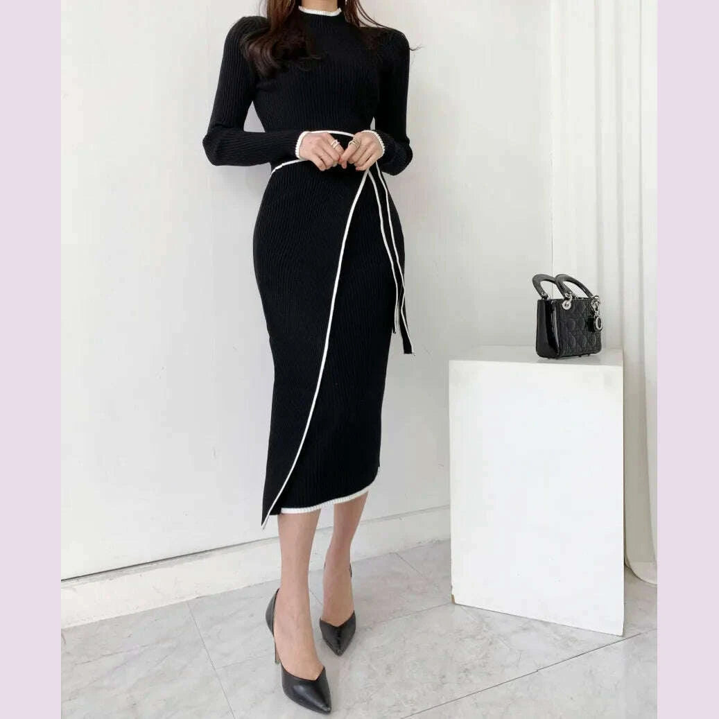 new-retro-knitted-bodycon-dress-women-korean-fashion-autumn-winter-half-high-collar-lace-up-elegant-sweater-dresses-vestidos-kimlud-kimlud-33912078