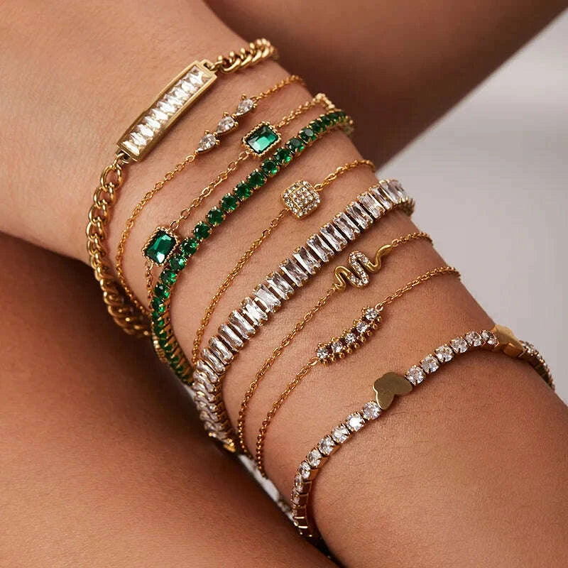 pvd-gold-plated-stainless-steel-green-cubic-zirconia-dainty-snake-butterfly-tennis-link-chain-bracelets-trendy-geometric-stylekimlud-womens-fashion-34621901