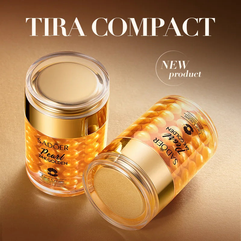 24K Golden Pearl Cream Collagen Essence — Gold | KIMLUD