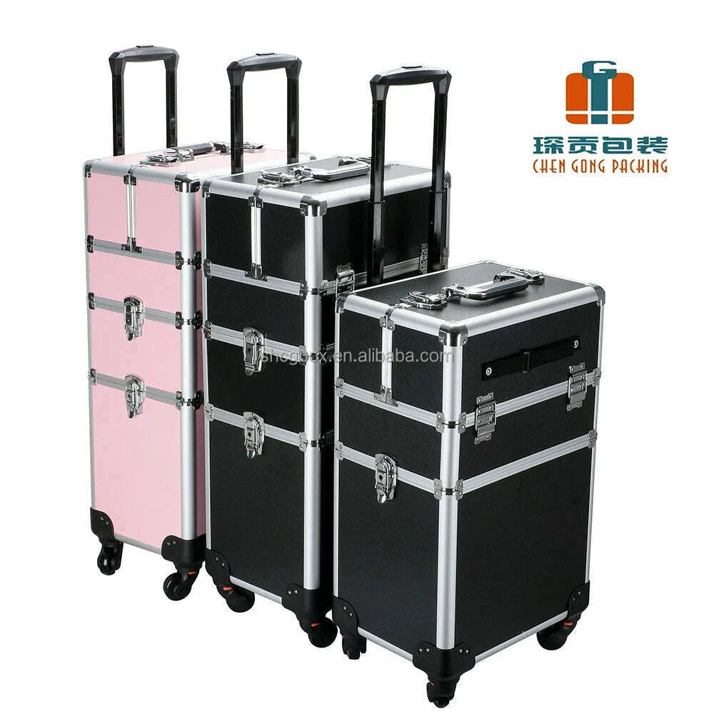 chen-gong-box-new-pattern-makeup-case-4in1-cosmetic-trolley-makeup-artist-travel-train-case-nail-organizer-boxkimlud-womens-fashion-34614916