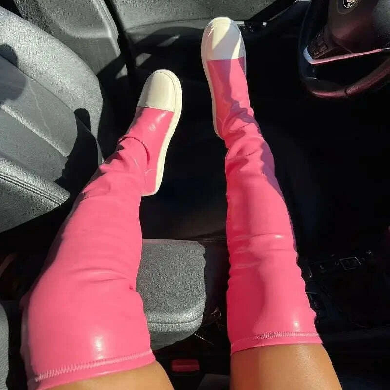 kimlud-greenorange-2025-botas-largas-leather-over-knee-high-flat-boots-for-women-kimlud-womens-clothes-35042830