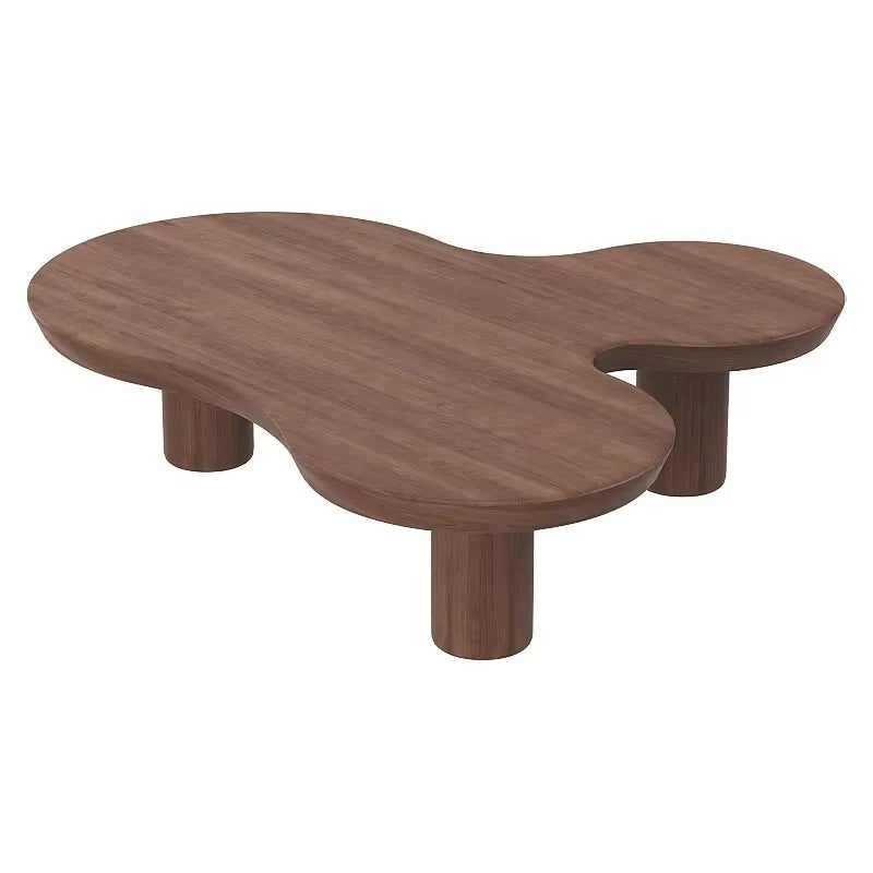 Pine Solid Wood Coffee Table Nordic Retro Multi-Function — Customized Color | KIMLUD