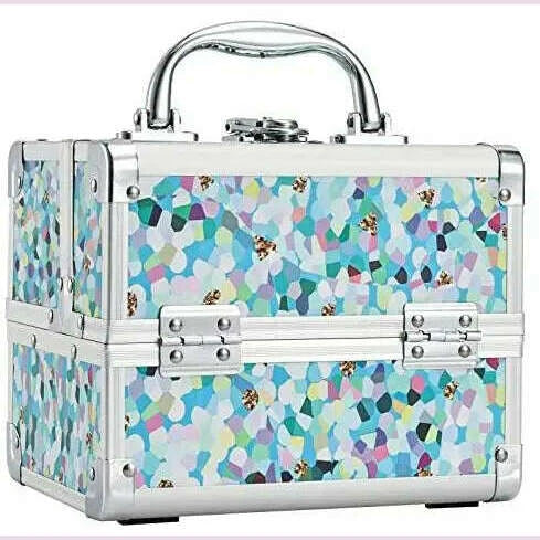 fashionable-girls-cosmetic-case-with-mirror-for-artist-2-trays-lockable-aluminum-makeup-train-case-travel-beauty-storage-casekimlud-womens-fashion-34615580