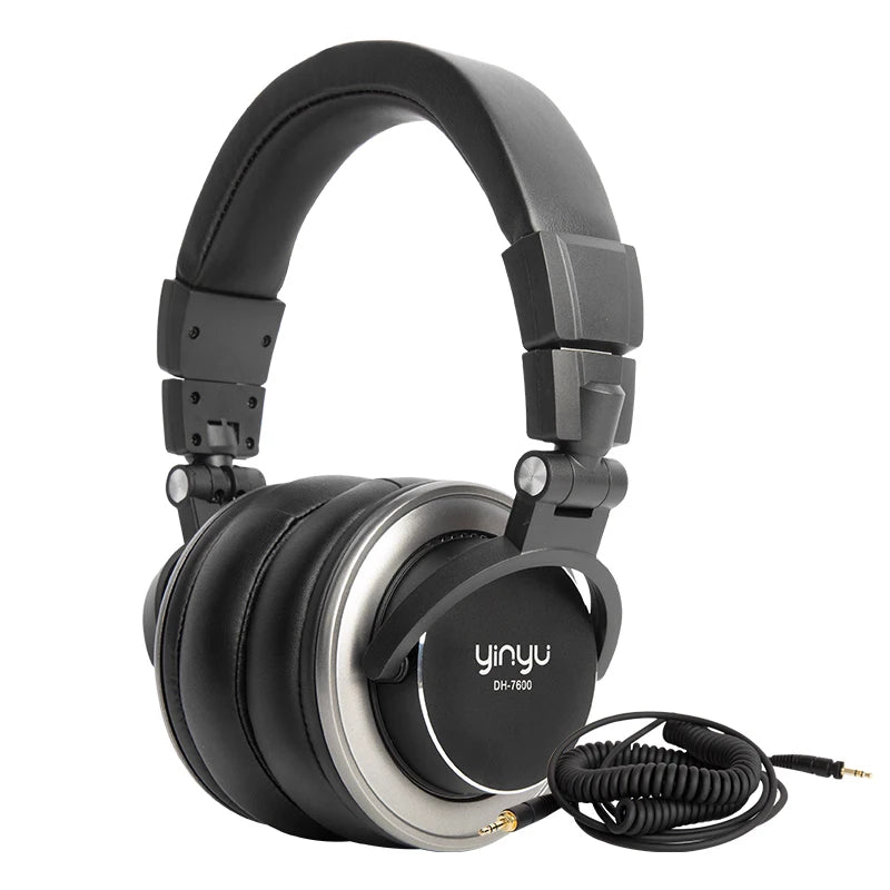 DH7600 Yinyu DDP RTS Professional DJ Studio Headphones Wired Over-Ear Monitoring Headphones for Stage Performance
