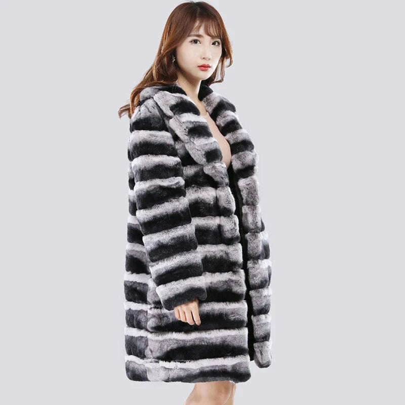 KIMLUD, Elegant plush coat keeps warm fur, KIMLUD Womens Clothes