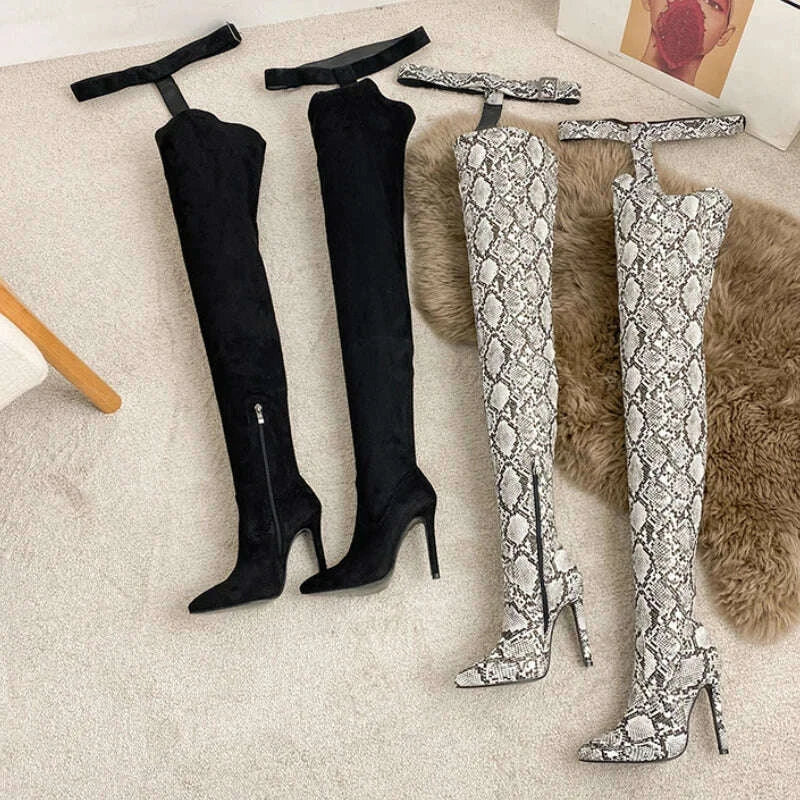 new-style-1-pair-luxury-over-knee-long-fashion-spike-heel-snakeskin-thigh-high-womens-bootskimlud-womens-fashion-34623014