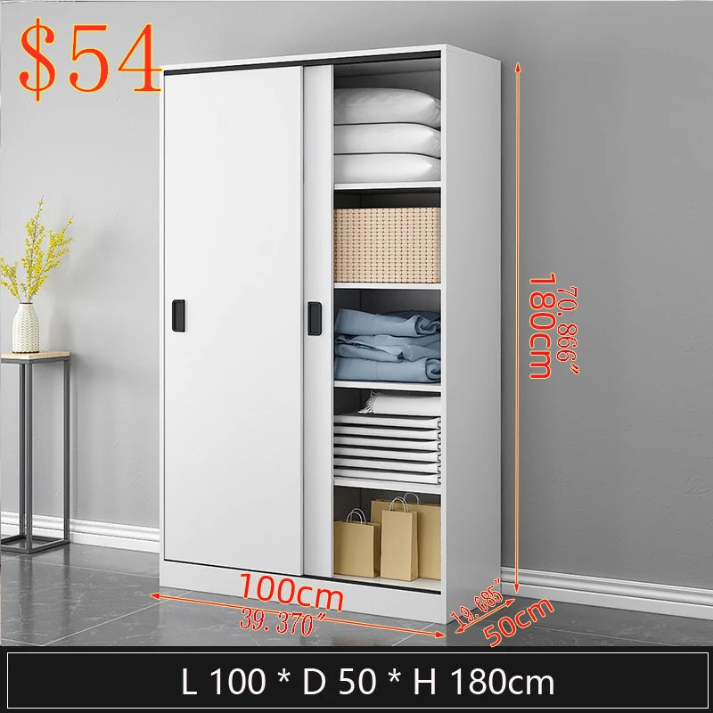 Walnut Wood Wardrobe Sliding Door — Walnut | KIMLUD