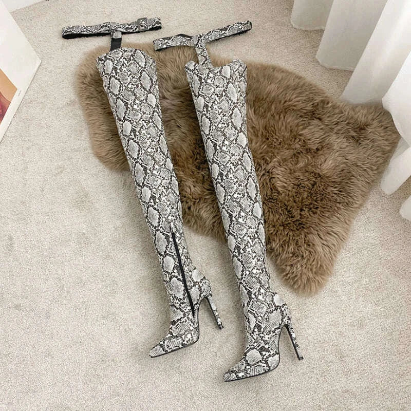 new-style-1-pair-luxury-over-knee-long-fashion-spike-heel-snakeskin-thigh-high-womens-bootskimlud-womens-fashion-34623021