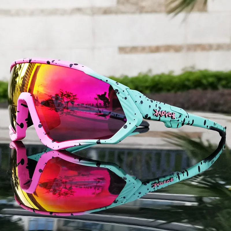 Sport Polarized Cycling Sunglasses — Blue | KIMLUD