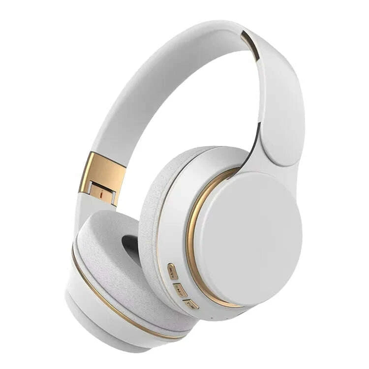 KIMLUD, Wireless Headphone Over Ear Foldable Headset with Deep Bass Sound Long Battery Life Headphones with Built in Mic, KIMLUD Womens Clothes