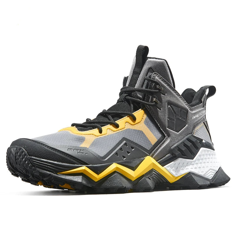 Waterproof Nylon Hiking Shoes Breathable — Black | KIMLUD