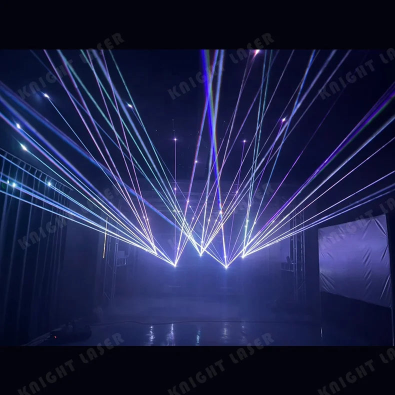 Aluminum IP65 Outdoor RGB Laser Light Show System — RGB Full-Color | KIMLUD