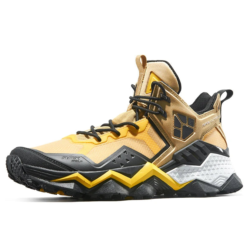 Waterproof Nylon Hiking Shoes Breathable — Black | KIMLUD
