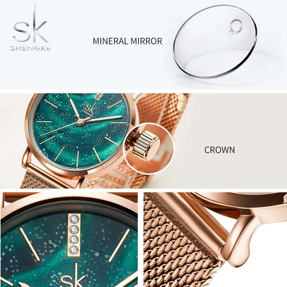 shengke-women-watches-starry-green-dial-mesh-band-ladies-wristwatch-ultra-thin-stainless-steel-strap-quartz-montre-femme-giftkimlud-womens-fashion-34611587