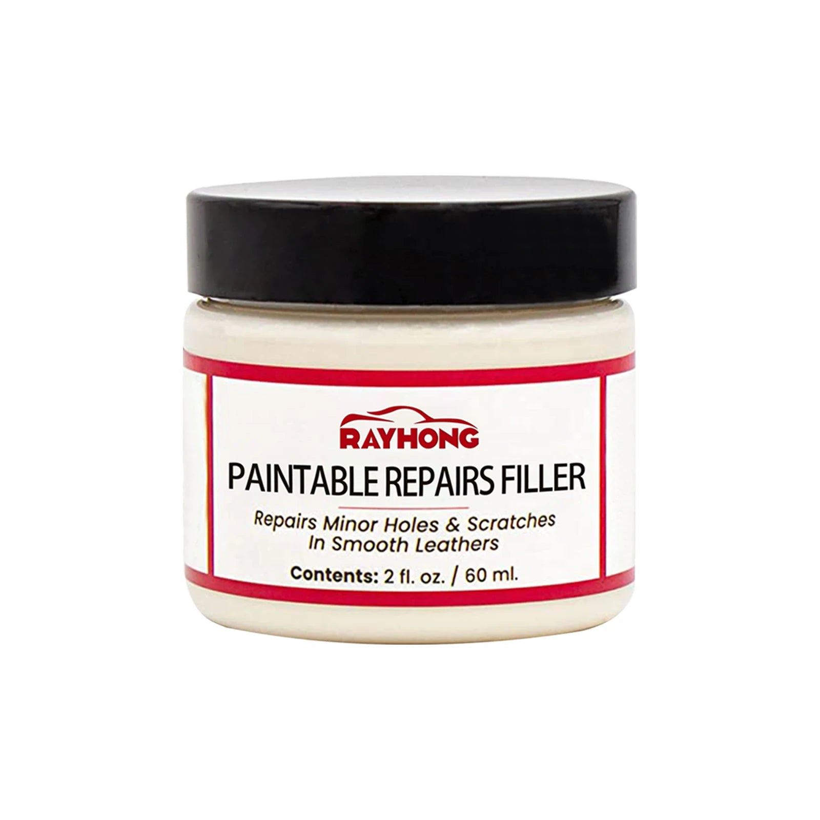Rayhong Paintable Repair Filler Cream for Car Seat & Sofa Leather Furniture Scratches Care