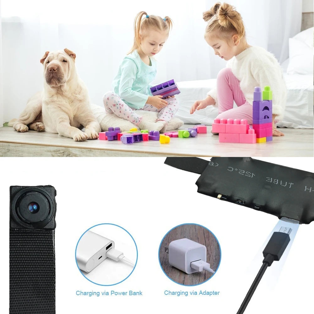 Mini Camera HD 4K 1080P Wifi IP Micro Camcorde Portable Wireless Module Video Recorde Support Remote View P2P Camera 128GB card