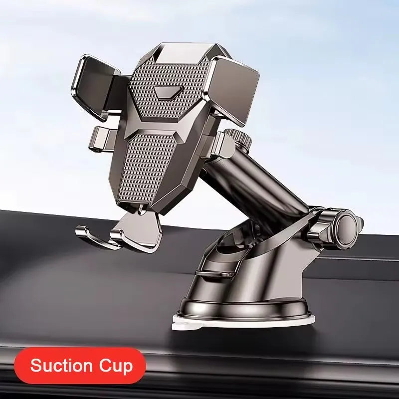 Car Phone Holder – Automatic Clip – Stainless Steel | KIMLUD