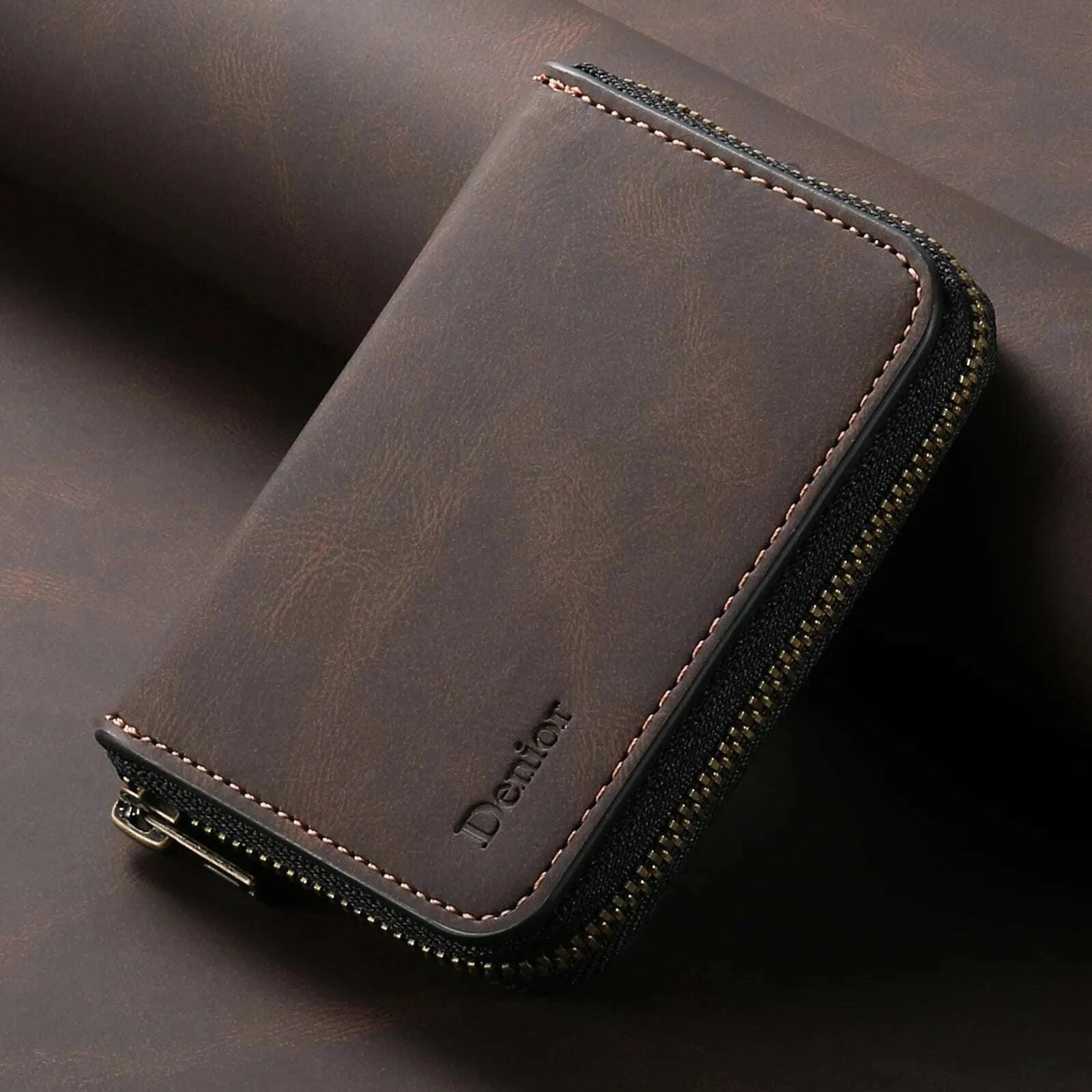 denior-rfid-blocking-zipper-wallet-with-multiple-card-slots-faux-leather-strong-magnetic-id-credit-card-holder-money-bagkimludkimlud-35566242