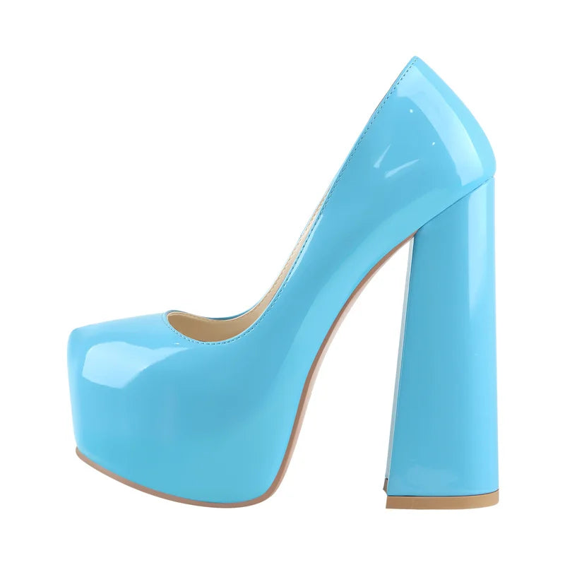 Pumps – Platform Square Toe – Pointed Toe Slip-On – Women | KIMLUD