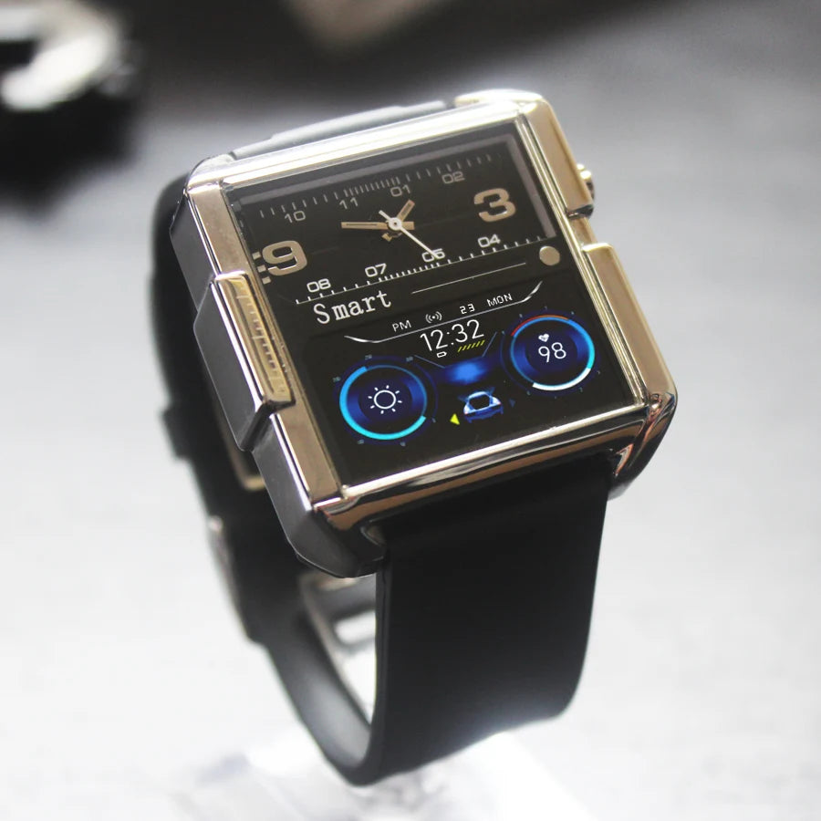 T9 Hybrid Smartwatch Heart Rate Blood Pressure Monitor Waterproof IPS Stylish Smart Watch Seiko Movement For IOS Android