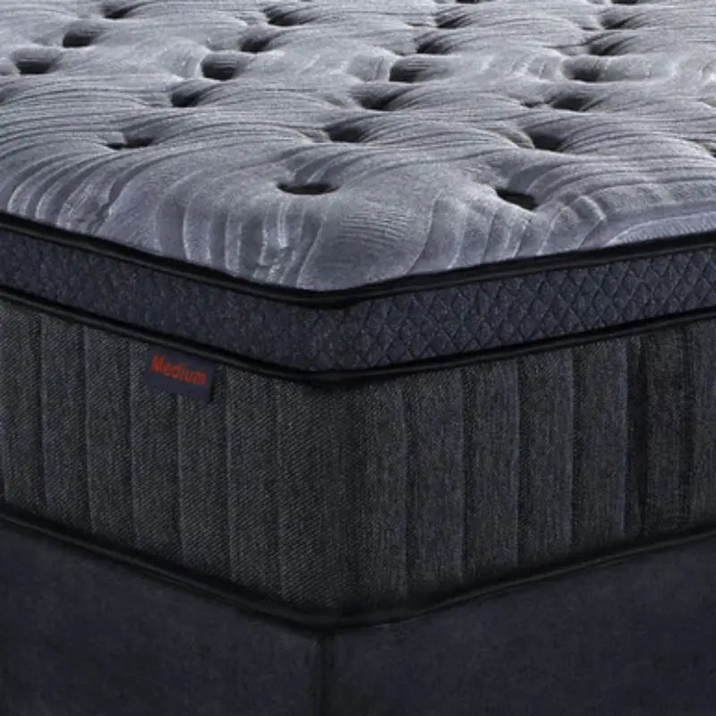 Cotton Mattress Full Size Bed Hybrid 10-14 Inches — Charcoal | KIMLUD