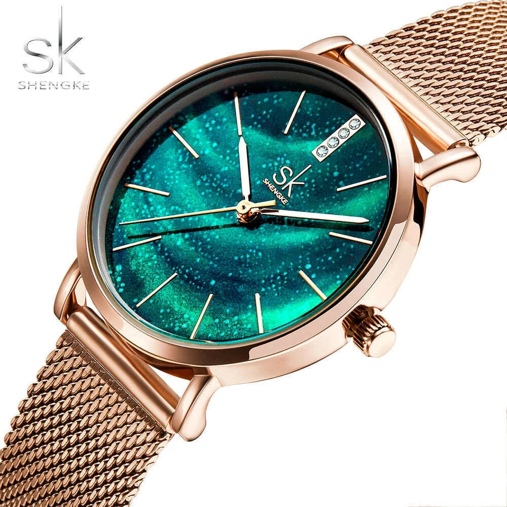 shengke-women-watches-starry-green-dial-mesh-band-ladies-wristwatch-ultra-thin-stainless-steel-strap-quartz-montre-femme-giftkimlud-womens-fashion-34611584