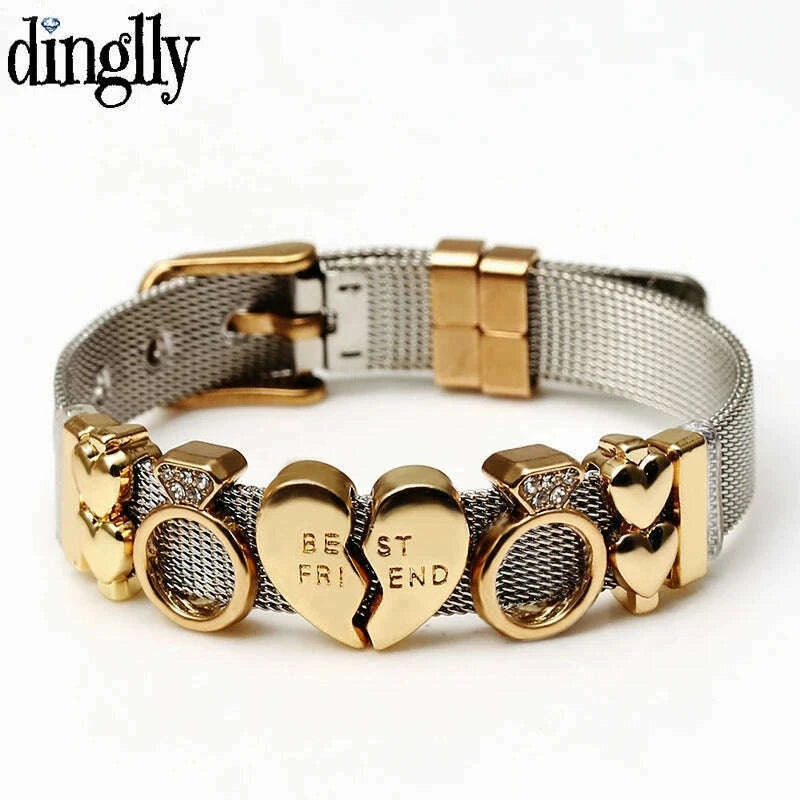 dinglly-two-tone-stainless-steel-mesh-bracelets-for-women-men-love-heart-beaded-10mm-ribbon-mesh-bracelet-bangle-gifts-kimlud-kimlud-33912792