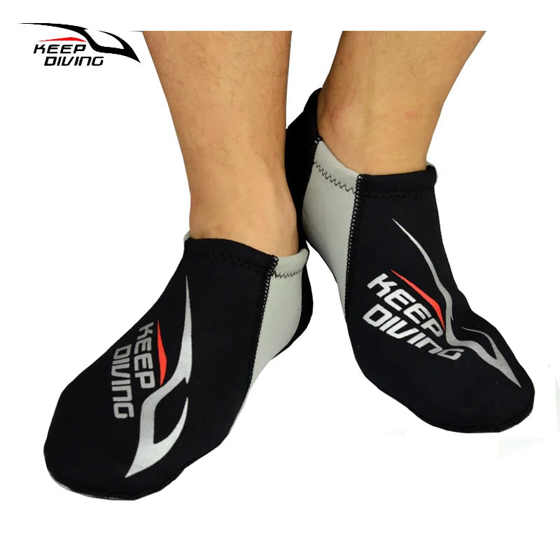 3mm Neoprene Shoes Non-Slip Grip — Colorful | KIMLUD