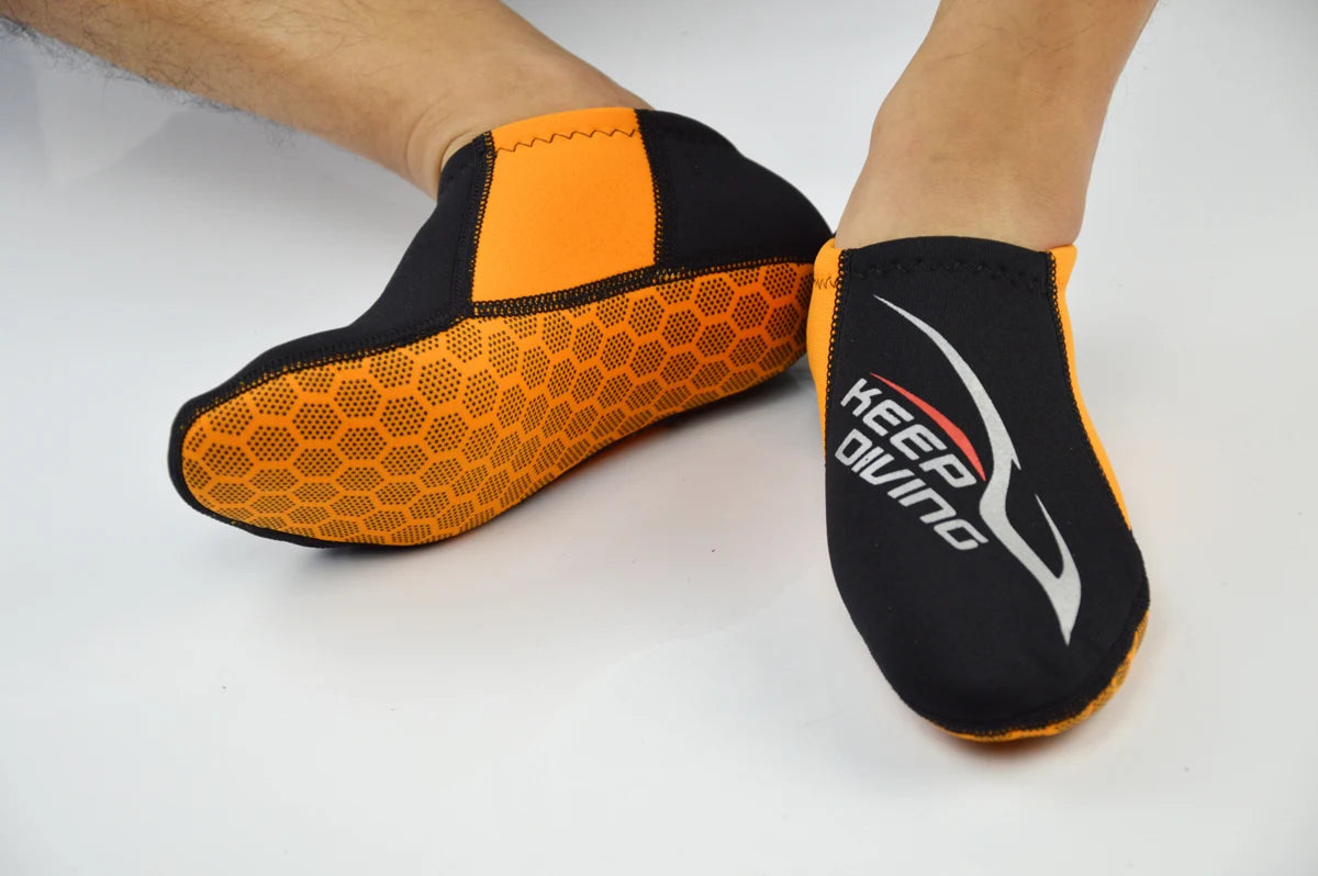 3mm Neoprene Shoes Non-Slip Grip — Colorful | KIMLUD