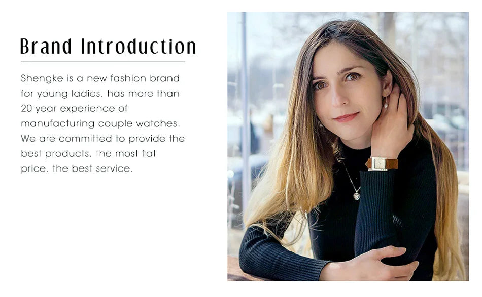 Shengke Women Watches Starry Green Dial Mesh Band Ladies Wristwatch Ultra-thin Stainless Steel Strap Quartz Montre Femme Gift