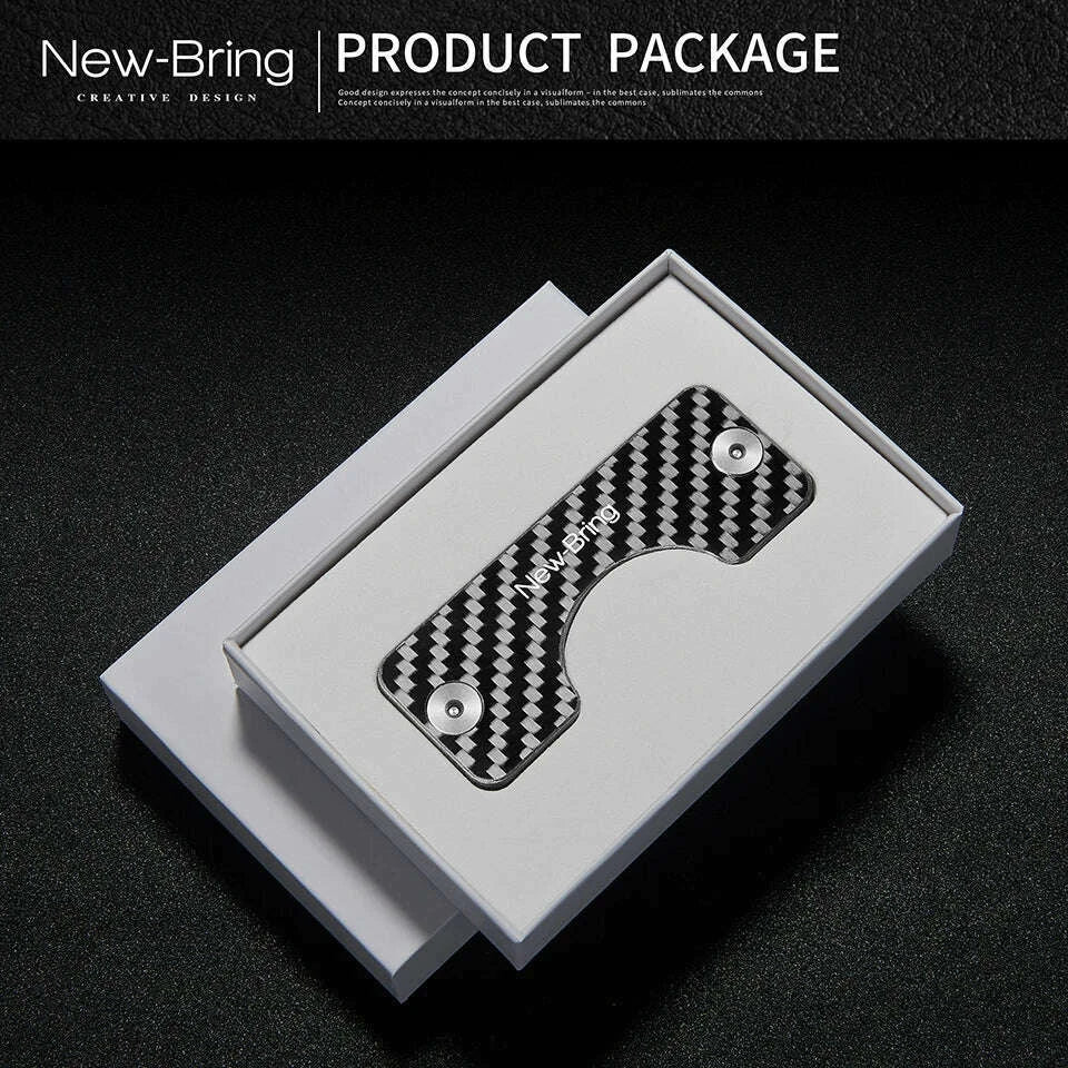 newbring-smart-key-holder-keychain-car-key-wallets-ring-collector-housekeeper-carbon-fiber-g2-diy-edc-pocket-key-organizer-smart-kimlud-kimlud-33911847