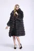 Wholesaler Women Fake Fur Long Coat Parka Coat Jacket in Winter Fall Oversize Luxe Panelled Faux Fur Coat