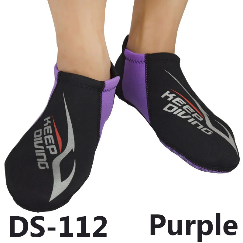 3mm Neoprene Shoes Non-Slip Grip — Colorful | KIMLUD