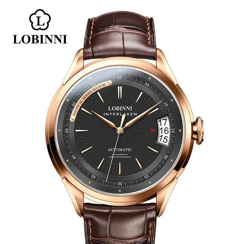 Men's Watch Luxury Brand 50MM Waterproof Automatic Mechanical Watches Mens Wristwatch Business Fashion Male Clock High Quality