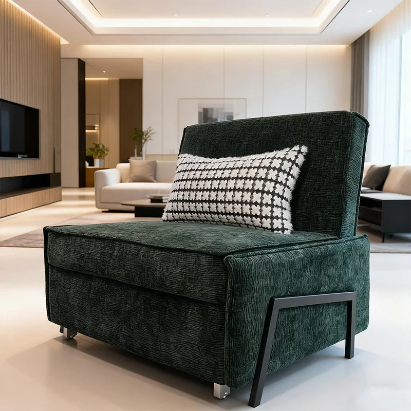 Convertible Sofa Bed Foldable for Small Spaces — Emerald | KIMLUD