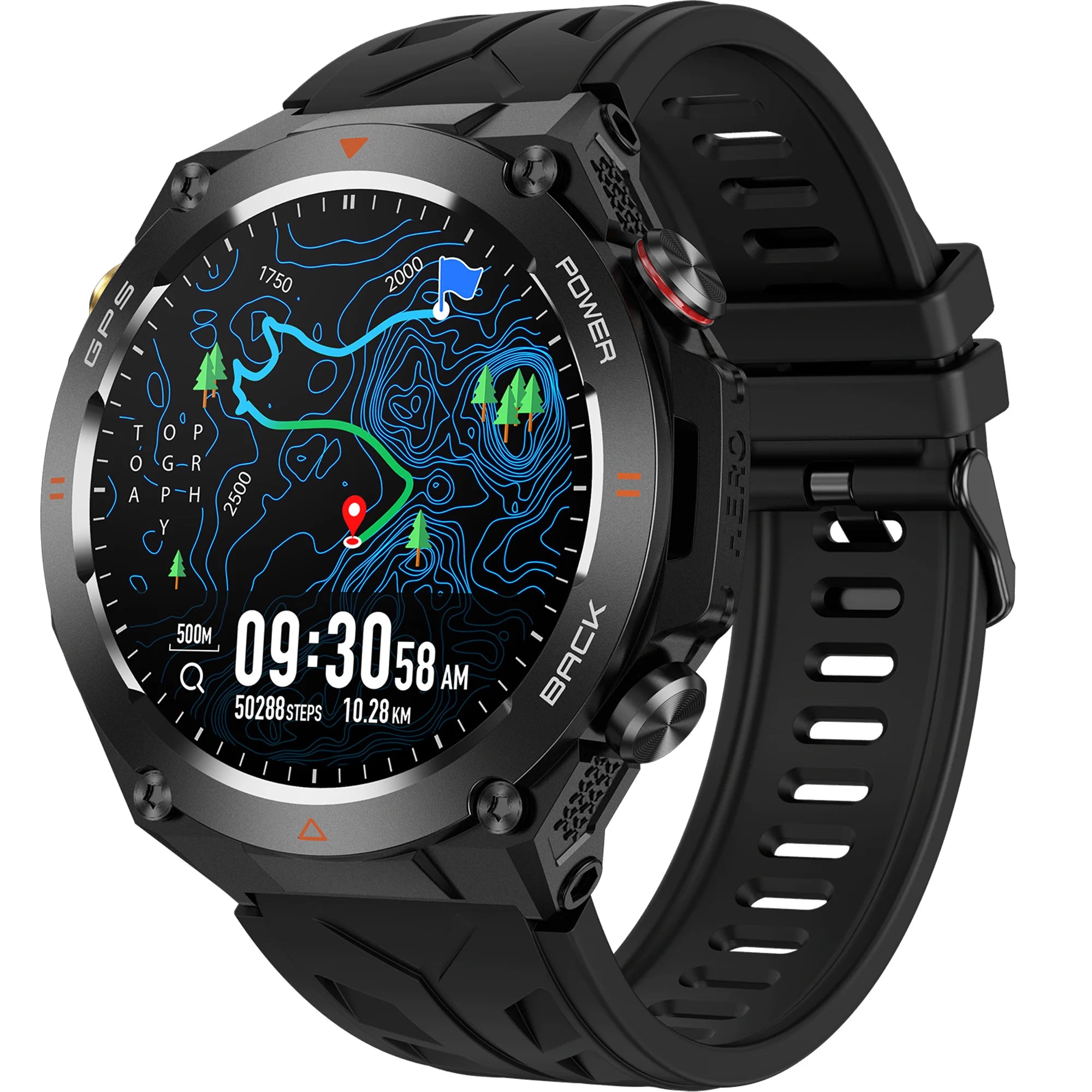 VALDUS AI Voice Assistant 650mAh Battery for Long Standby Waterproof Smartwatch Support Weather Forecast KC82 Smart Watch