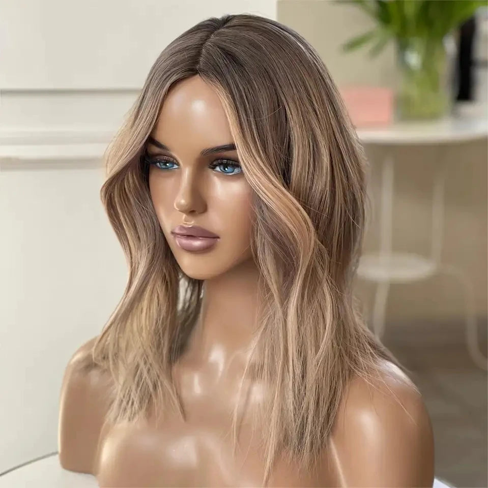 100% Virgin Human Hair Transparent Hairline 613 European Hair Ombre Color Body Wave Lace Front Wigs for Best Choice