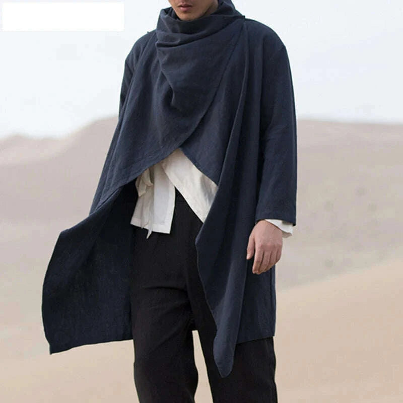 mens-retro-jackets-trench-windbreaker-casual-cotton-solid-color-scarf-collar-irregular-long-sleeve-cloak-loose-stylish-newkimlud-womens-fashion-34606273