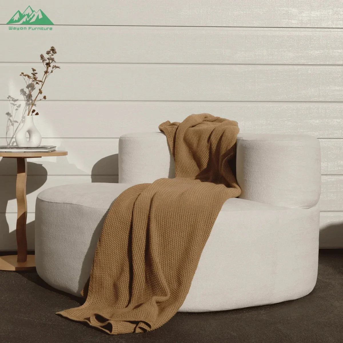 Modern Small Volume High Density Foam Floor Sofa Compressed for Studio Home Furniture