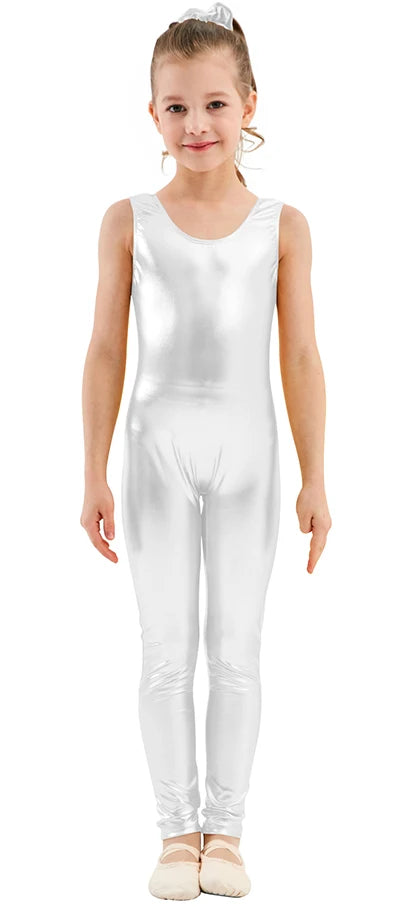 Kids Unitard – Shiny Metallic – Nylon Elastane | KIMLUD