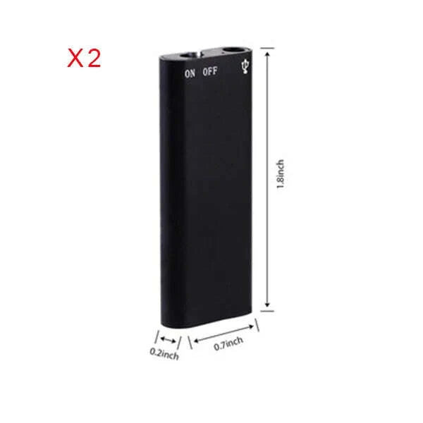 KIMLUD, Ultra-Thin Tiny Mini Voice Recorder 4-32GB Digtal Professional Sound Activated Dictaphone Noise Reduce Record 8GB MP3 Player, KIMLUD Womens Clothes