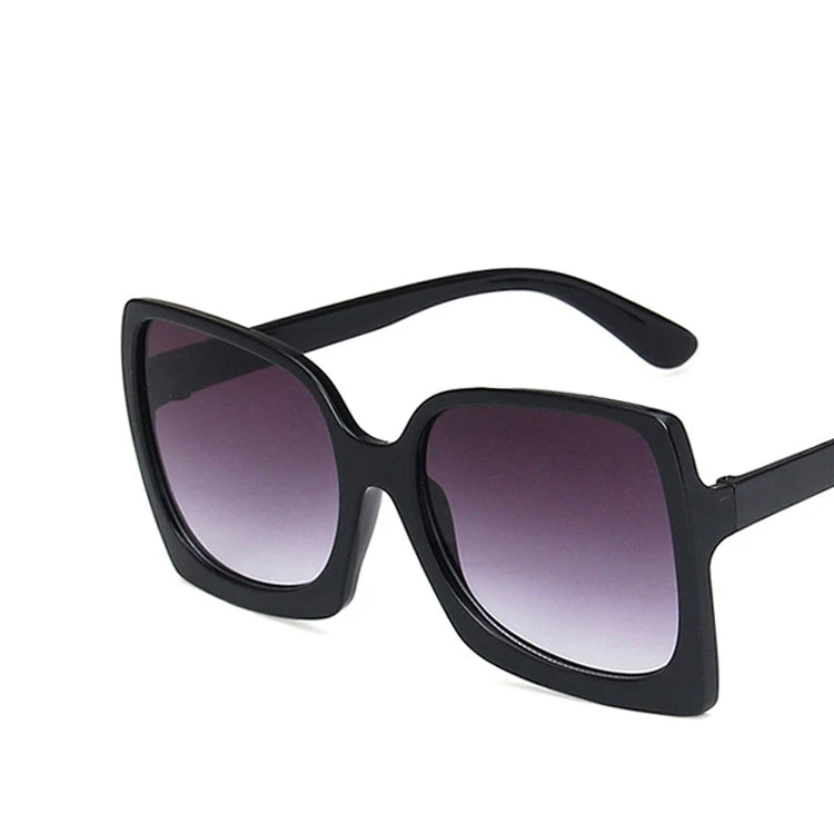 Big Frame Fashion Oversized Sunglasses Women Brand Designer Plastic Female Gradient Sun Glasses gafas de sol mujer UV400