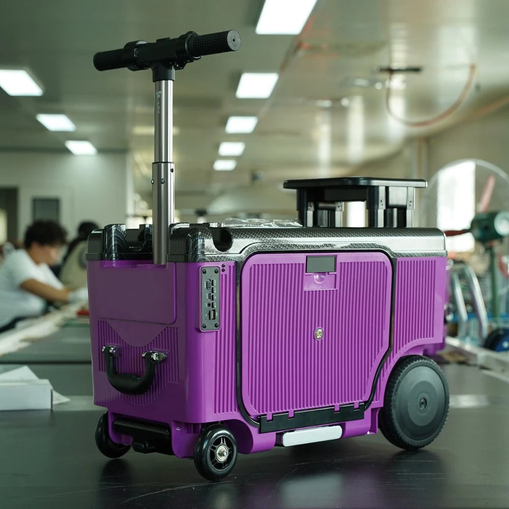 Intelligent Luggage 20-Inch Spinner With Password Lock — Slate Gray | KIMLUD