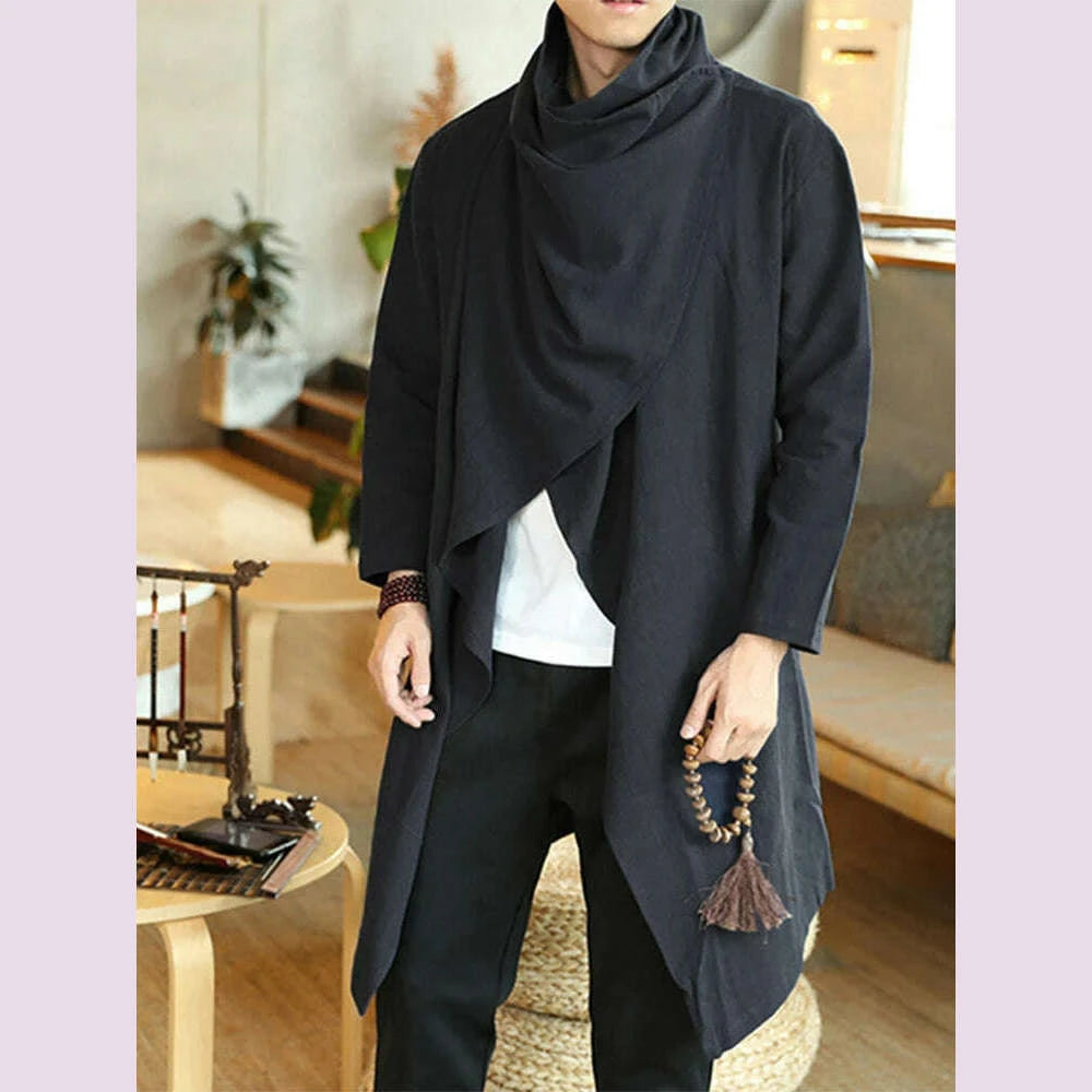 mens-retro-jackets-trench-windbreaker-casual-cotton-solid-color-scarf-collar-irregular-long-sleeve-cloak-loose-stylish-newkimlud-womens-fashion-34606270