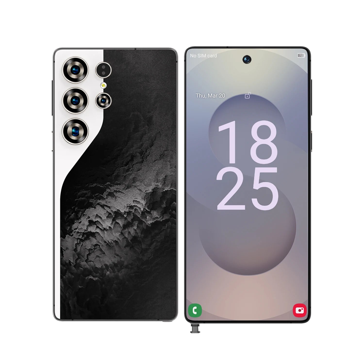 KIMLUD, Brand New S26 Ultra 5G Smartphone 16GB+1TB Android 15.0 108MP HD Screen 5G 7.3inch Dual Card Decacore CPU 100W Quick Charge, KIMLUD Womens Clothes